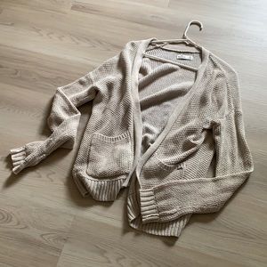Cream cardigan from hollister
